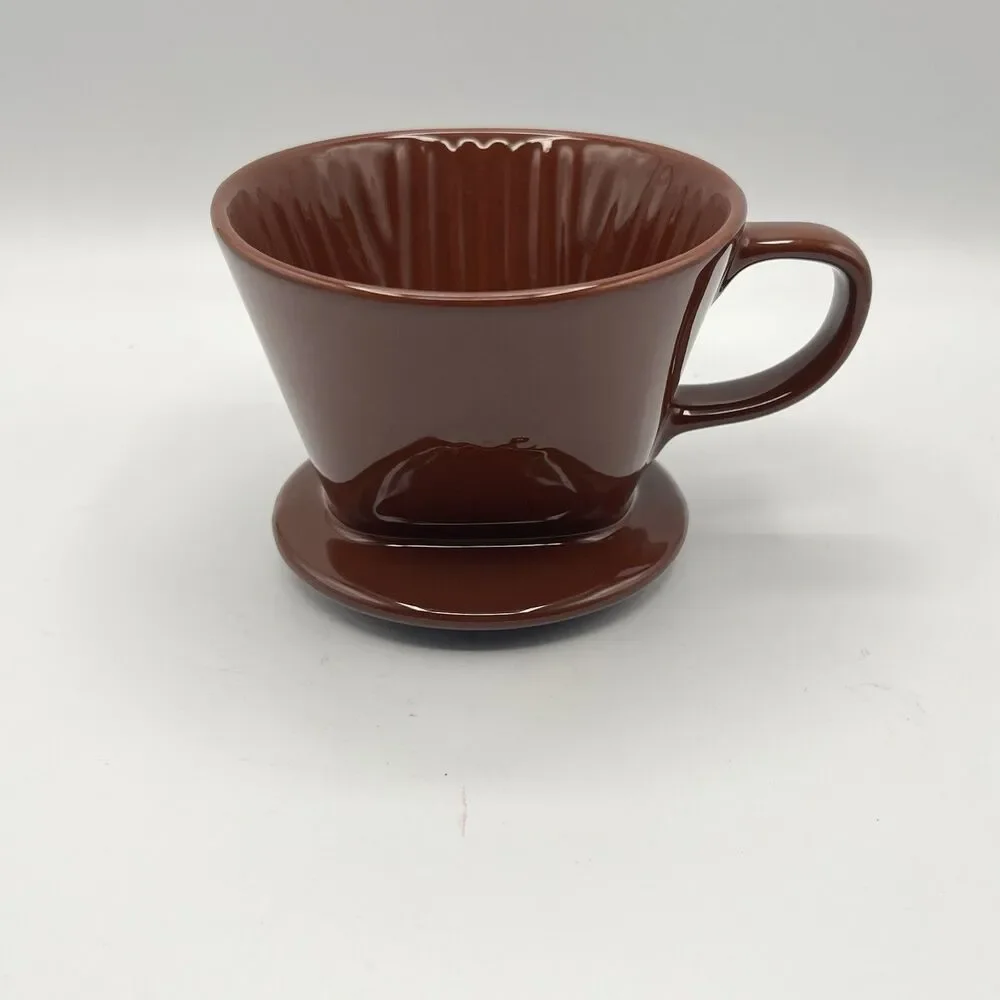 DOWAN Pour over Coffee Dripper, Non Electric Pour over Coffee Maker Porcelain